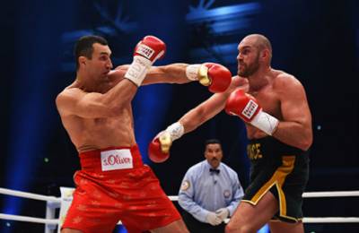 Тайсон Фьюри и Владимир Кличко, интервю после боя